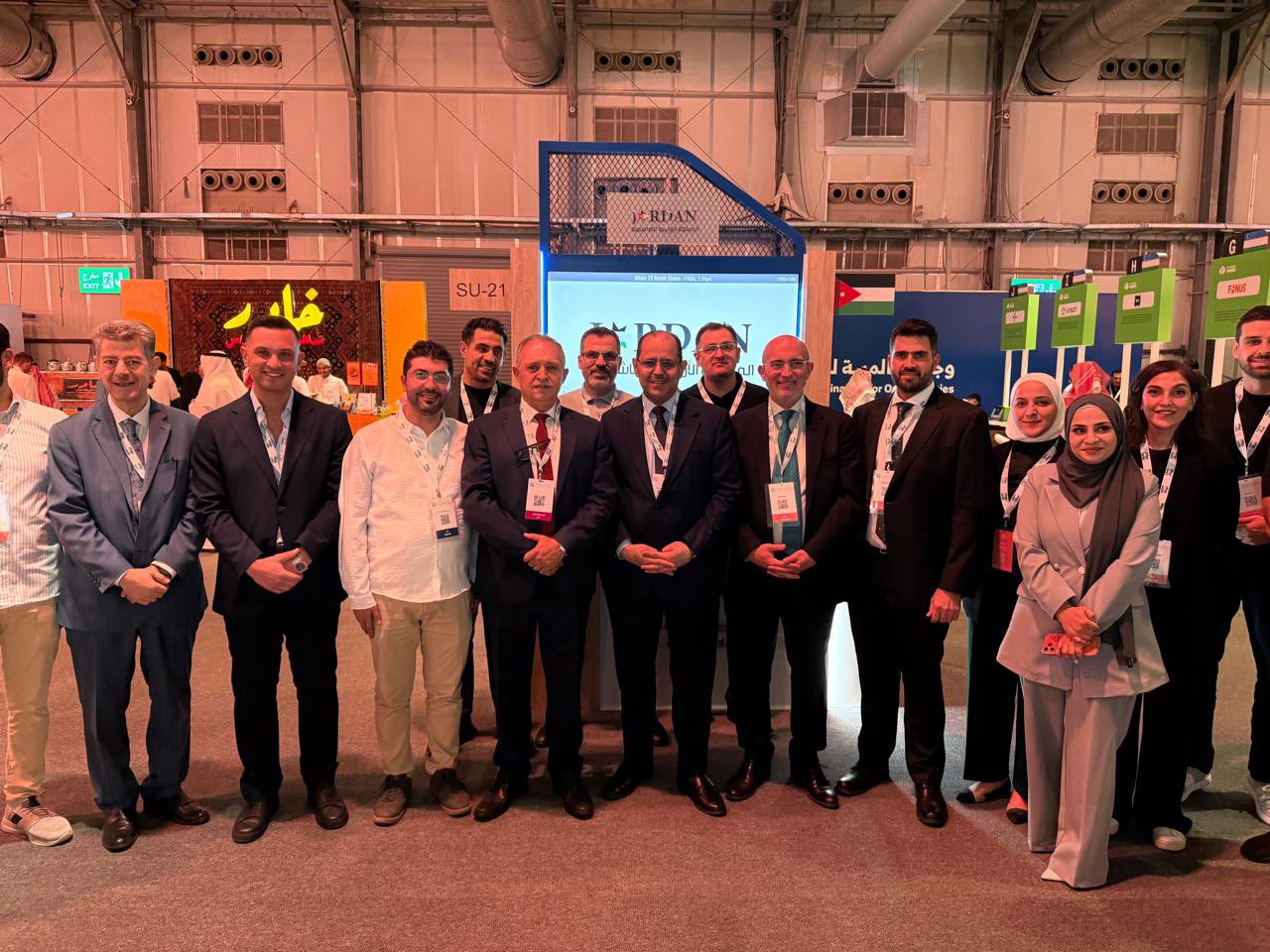 Jordanian ICT delegation at Biban